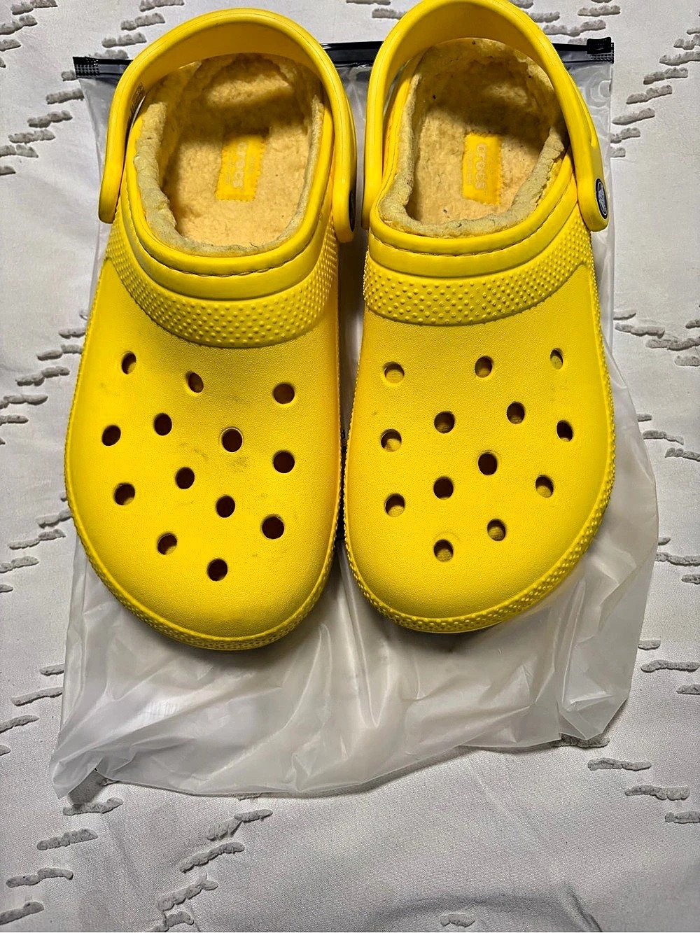 Crocs Classic Lined Clog Yellow